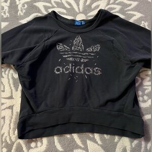 Adidas Sweater Comfy Slouch Cropped Size XL